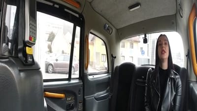 Big Titty Girl Rides Cock In Taxi